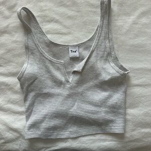 aritzia waffle tank
